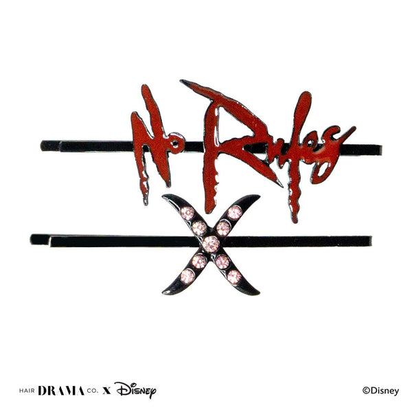 HDC x Disney Cruella No Rules Pins - Set of 2 - Blood Red