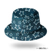 Kids Denim Print Bucket Hat