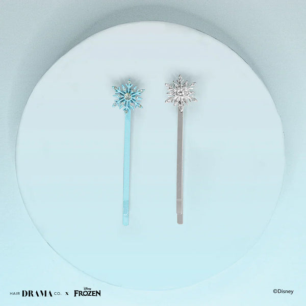 HDC x Disney Frozen Snowflakes Hair Pins - Set of 2