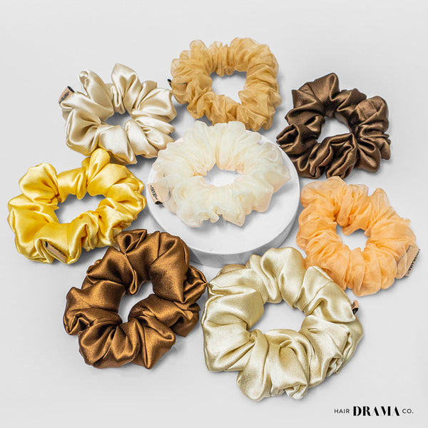 Fall Srunchies Set- Set of 8