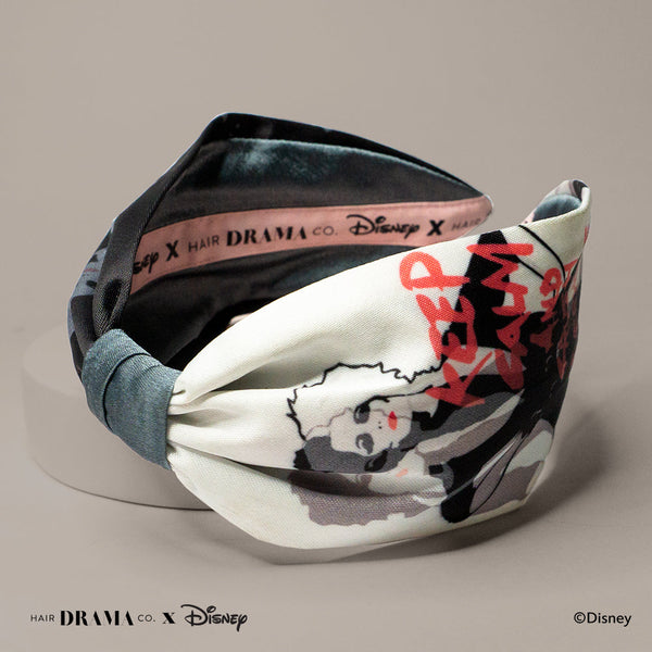 HDC x Disney Cruella Crush Everyone Knotted Headband