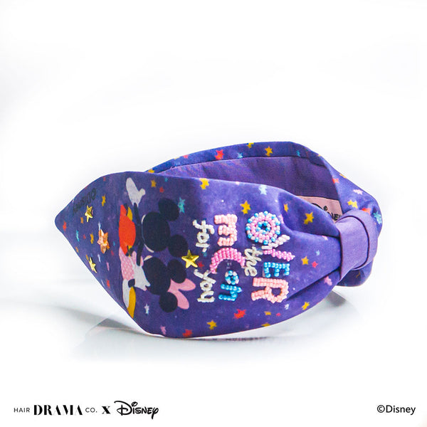 HDC x Disney Mickey & Minnie Moon Knotted Headband