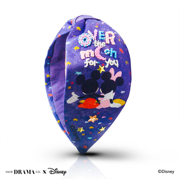 HDC x Disney Mickey & Minnie Moon Knotted Headband