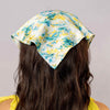 Summer Breeze Headscarf Headband with Elastic - Yellow & Green