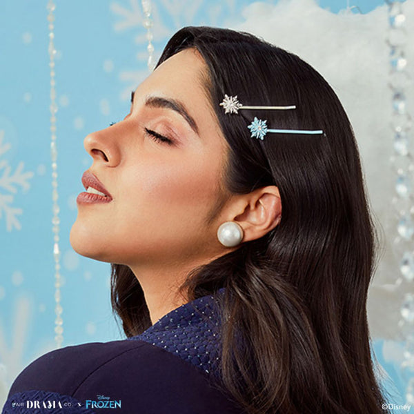HDC x Disney Frozen Snowflakes Hair Pins - Set of 2
