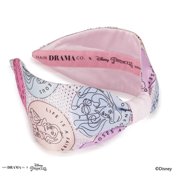 HDC x Disney Princess Kids Fairytale Knotted Headband With Silver Crystals