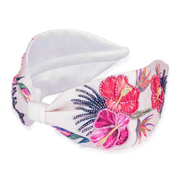 Floral Knotted Hair Band - Multi