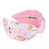 Rainbow Unicorn Knotted Hair Band - Lilac