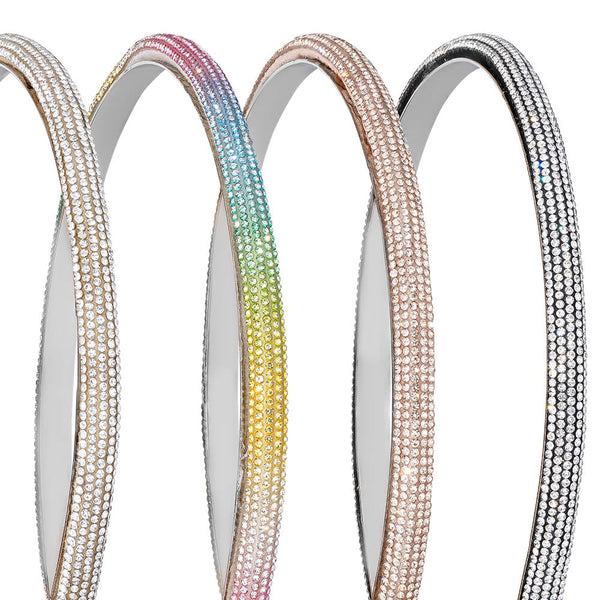 Crystal Hair Bands - Set of 4 - Multi