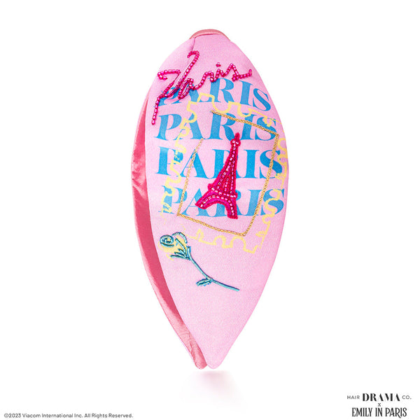 HDC x Emily in Paris Embellished Eiffel Hair Band - Pink