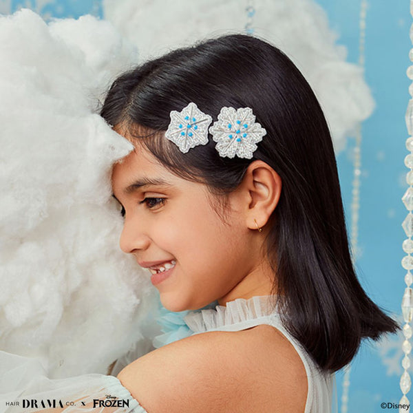 HDC x Disney Frozen Kids' Frosty Fun Hair Pins - Set of 2