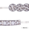 Pearl Embellished Hair Pins - Set of 2 - Silver