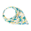 Summer Breeze Headscarf Headband with Elastic - Yellow & Green