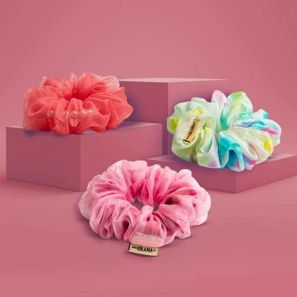 Candy Scrunchies Set- Set of 3