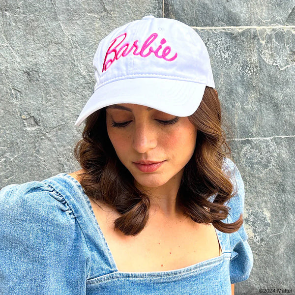 Barbie Baseball Cap - White & Pink