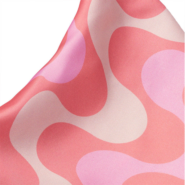 HDC x Emily in Paris Retro Satin Headscarf Headband with Elastic - Multi