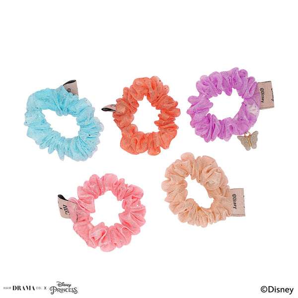 HDC x Disney Princess Kids Charm Scrunchies - Set of 5