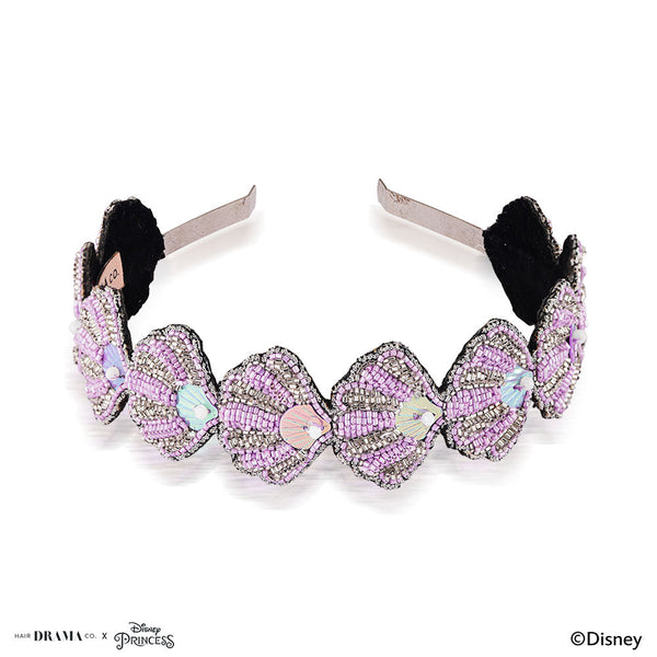 HDC x Disney Princess Kids Crystal Shell Headband - Lilac