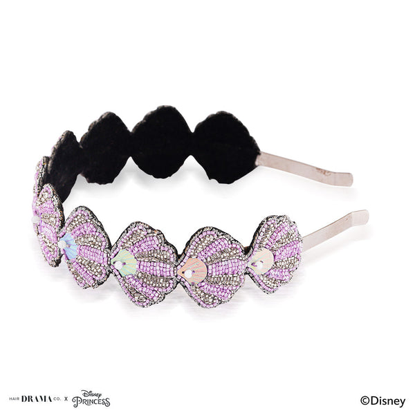 HDC x Disney Princess Kids Crystal Shell Headband - Lilac