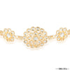Gold Plated Hair Band with White Polki