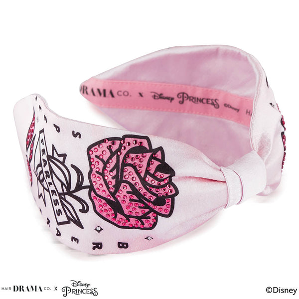 HDC x Disney Princess Kids Belle's Enchanted Rose Knotted Headband