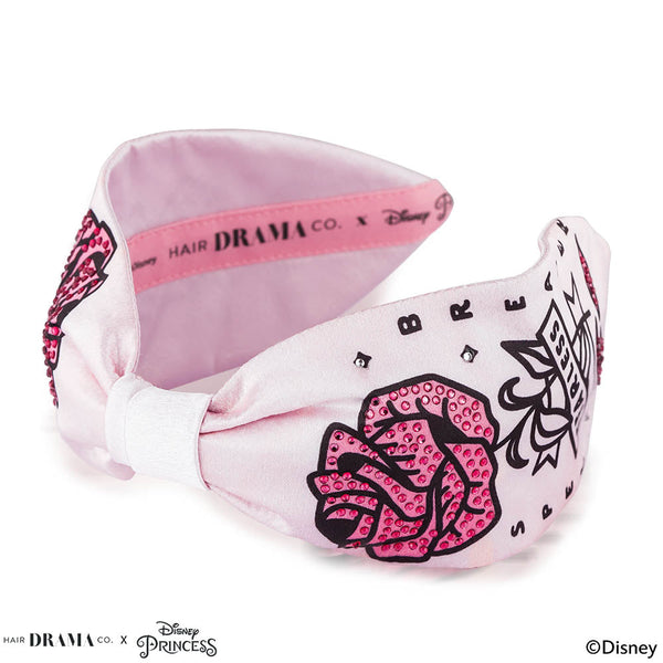 HDC x Disney Princess Kids Belle's Enchanted Rose Knotted Headband