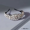 All that Glitters Gift Box with 1 Crystal Hair Band & 1 Rose Hair Band - Silver
