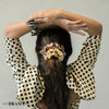 Shades of Brown Satin Scrunchies - Set of 3