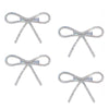 Holographic Crystal Hair Bows Alligator Clip - Set of 4