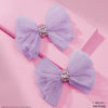 HDC x Emily in Paris Sparkling Purple Hair Bow Alligator Clip - Set of 2