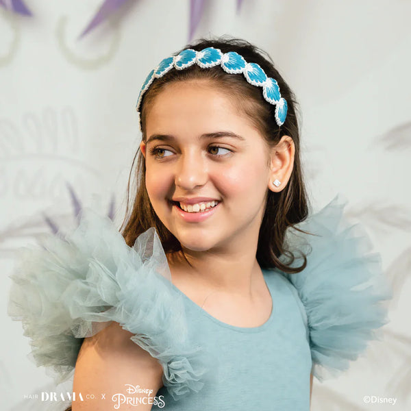 HDC x Disney Princess Kids Shell Headband - Blue