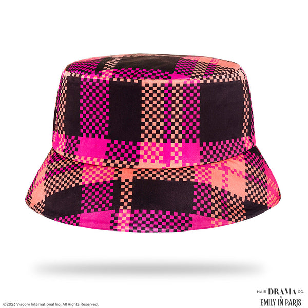 HDC x Emily in Paris Vintage Satin Bucket Hat - Multi