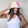 Tie-Dye Bucket Hat - Pink & Blue