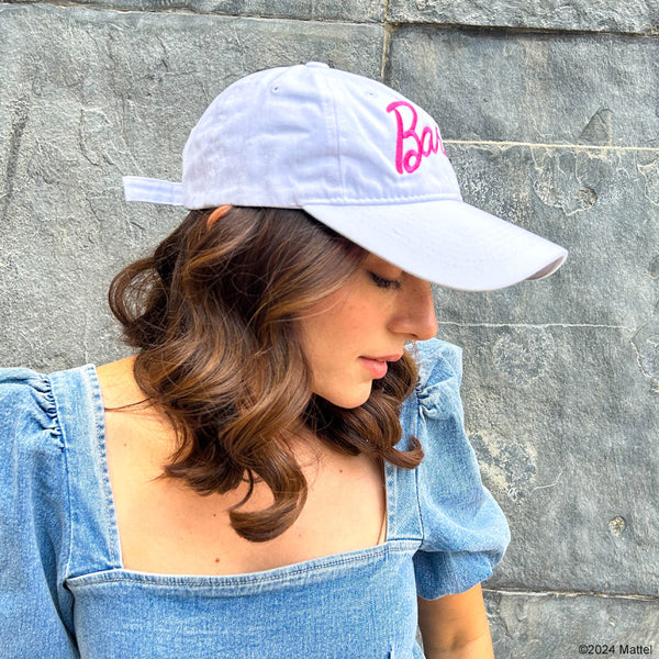 Barbie Baseball Cap - White & Pink