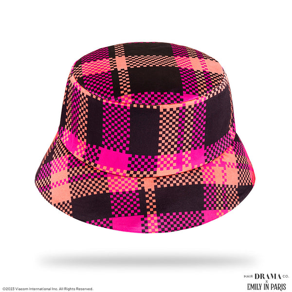 HDC x Emily in Paris Vintage Satin Bucket Hat - Multi
