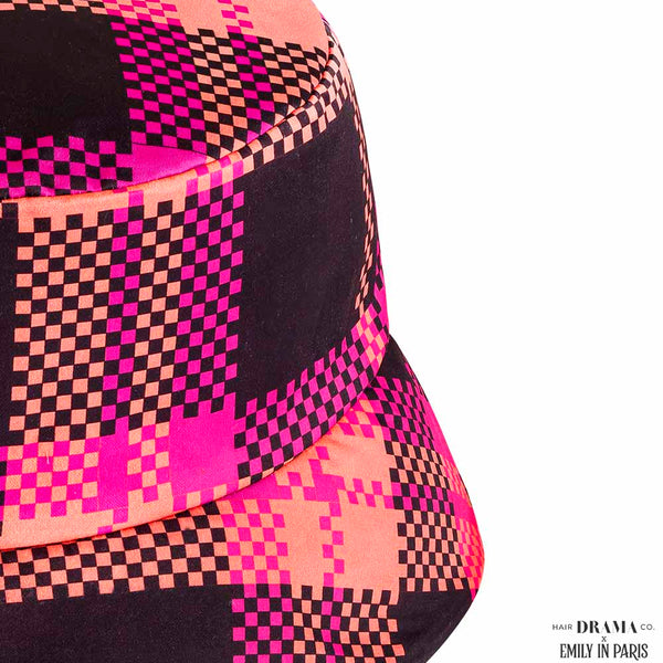 HDC x Emily in Paris Vintage Satin Bucket Hat - Multi