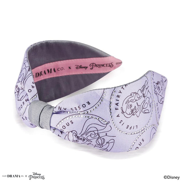 HDC x Disney Princess Kids Fairytale Knotted Headband - Lilac