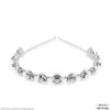 HDC X Emily In Paris Silver Roses Hair Band With Crystals