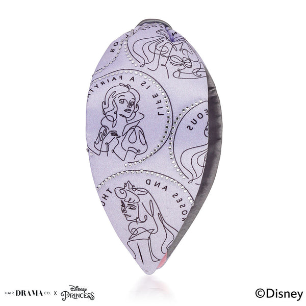 HDC x Disney Princess Kids Fairytale Knotted Headband - Lilac