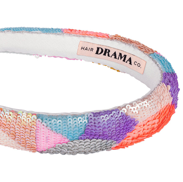 Camouflage Puff Hair Band - Pastel