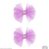 HDC x Emily in Paris Sparkling Purple Hair Bow Alligator Clip - Set of 2