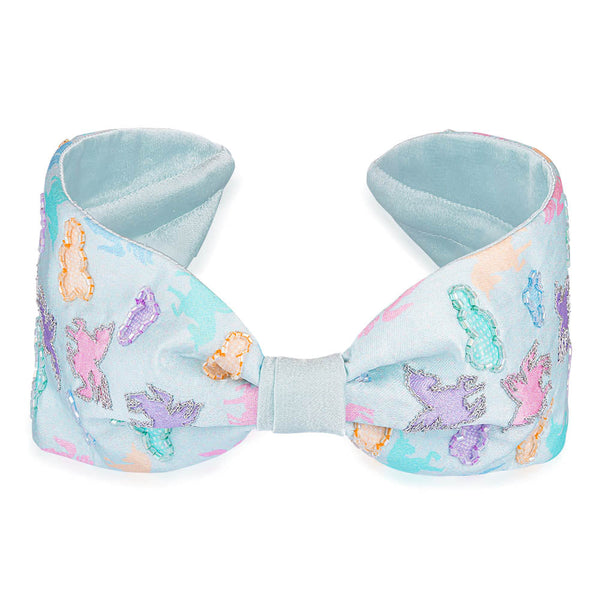 Rainbow Unicorn Knotted Hair Band - Blue
