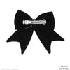 HDC x Emily in Paris Dazzling Noir Velvet Hair Bow Barrette Clip - Black