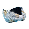 Shell & Pearl Knotted Headband- Black