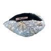 Shell & Pearl Knotted Headband- Black