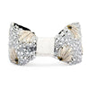 Shell & Pearl Knotted Headband- Black