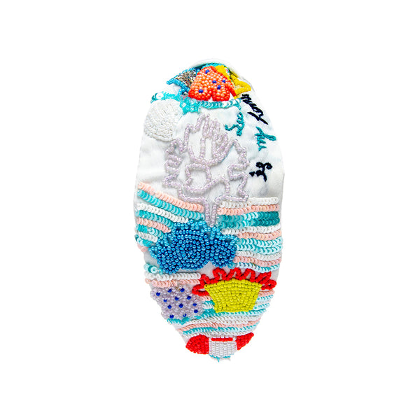 The Nemo Knotted Headband- White