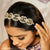 Gold-Plated Crystals & Pearls Studded Hair Band