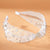 HDC x Emily in Paris Crystal Mesh Knotted Hair Band - White