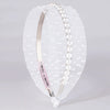 HDC x Emily in Paris Pearl Mesh Hair Band - White